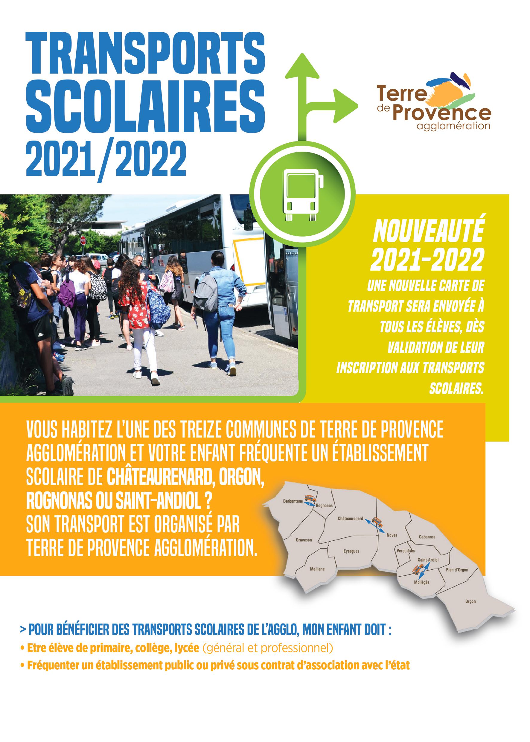 Transports scolaires Inscription 20212022 Village de