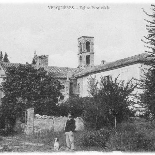 Photo historique vue derrière le clocher