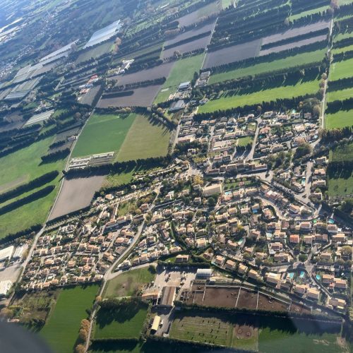 vue aerienne verquieres